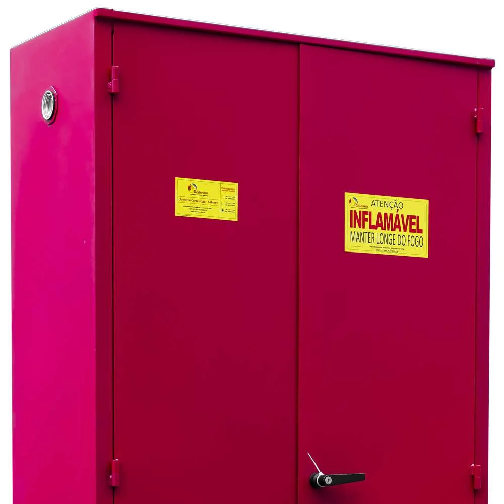 Armário Corta Fogo Practical Vermelho 20 X 10 X 045M Redentor