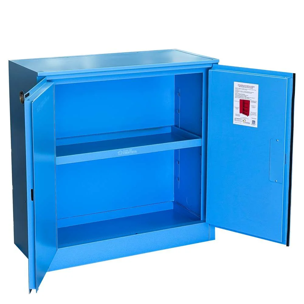 Armário Corta Fogo Standard Ácidos e Corrosivos Azul 10 X 10 X 045M Redentor