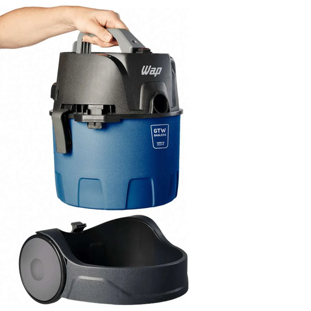 Aspirador de Pó e Água Compacto 1400W 6L 127V Bagless Wap