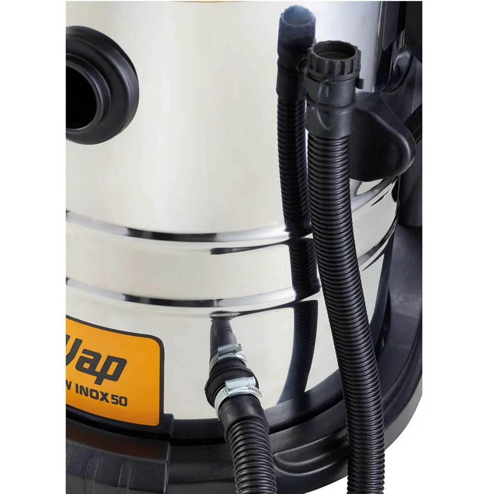 Aspirador de Pó e Água em Inox 1600W 50L Wap Gtw 50 127V