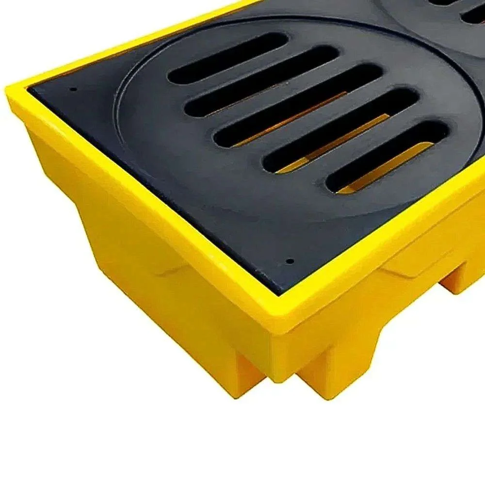 Bacia Pallet de Contenção 255 Litros para 2 Tambores