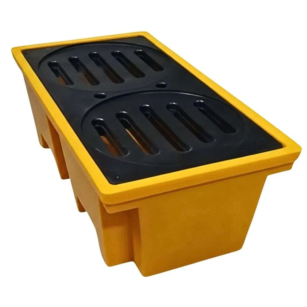 Bacia Pallet de Contenção 255 Litros para 2 Tambores