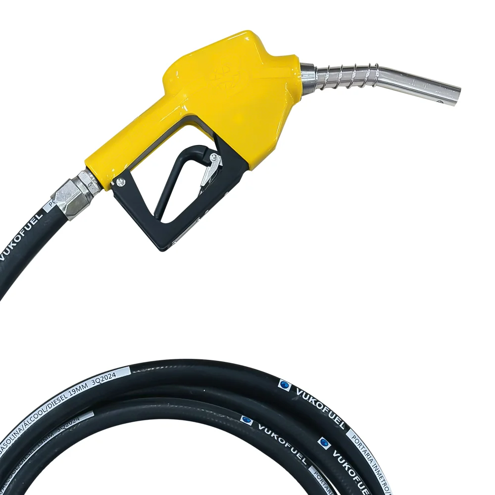 Bico de Abastecimento Amarelo 3/4" com 5 M de Mangueiras e Terminais