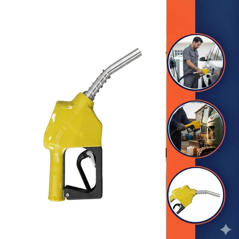 Bico de Abastecimento Automático 3/4" 70L/Min Bremen Amarelo