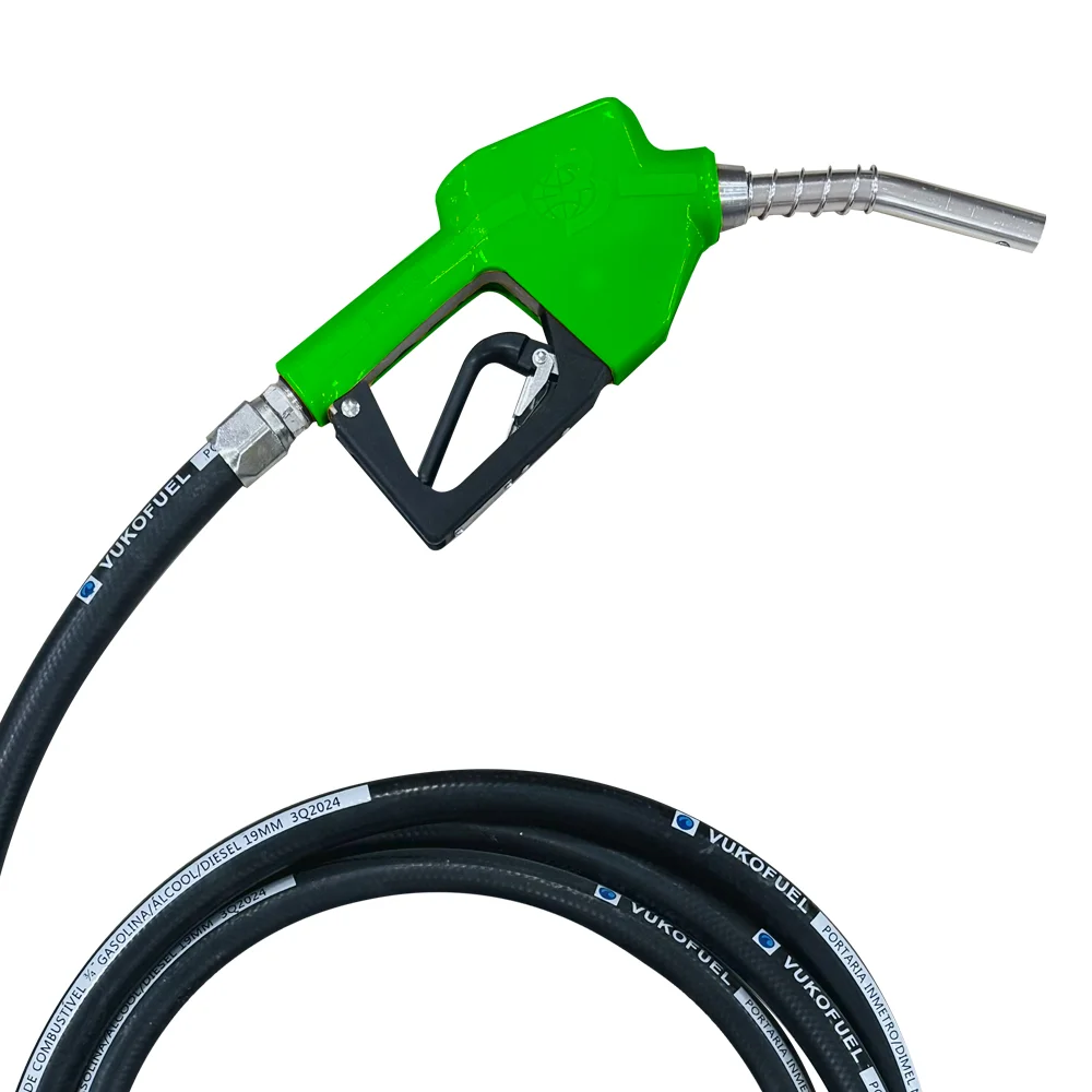 Bico de Abastecimento Verde 3/4" com 5 M de Mangueiras e Terminais