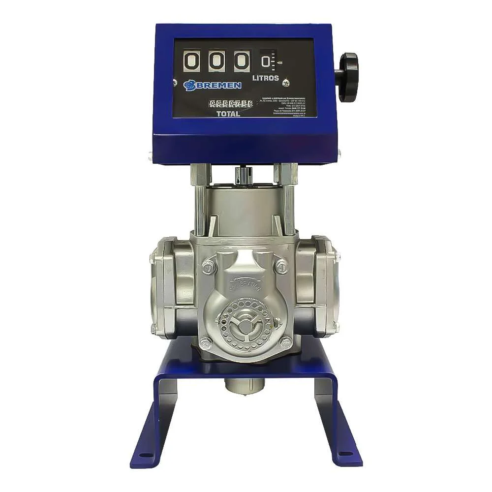 Bloco Volumétrico de Pistão 1 com Medidor de Vazão até 100Lpm Bremen 9644