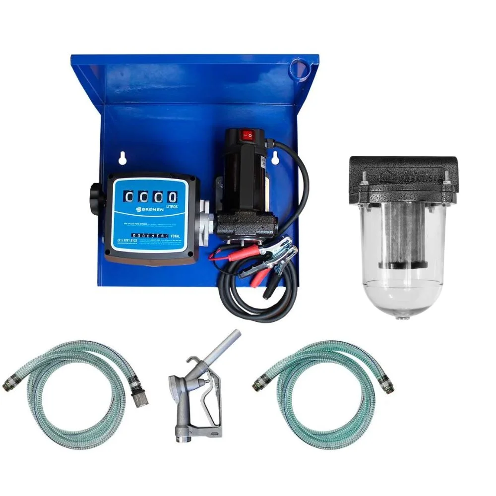 Bomba de Abastecimento de Diesel 40L/Min 12V 155W + Filtro Bremen