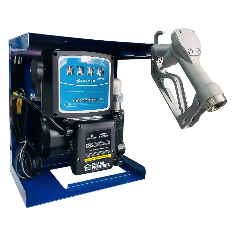 Bomba de Abastecimento de Diesel 60Lpm 220V com Medidor Bremen 8835