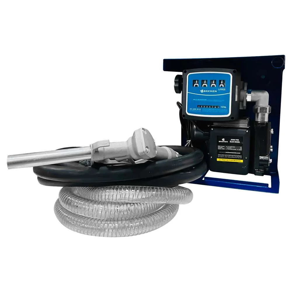 Bomba de Abastecimento de Diesel 60Lpm 220V com Medidor Bremen 8835