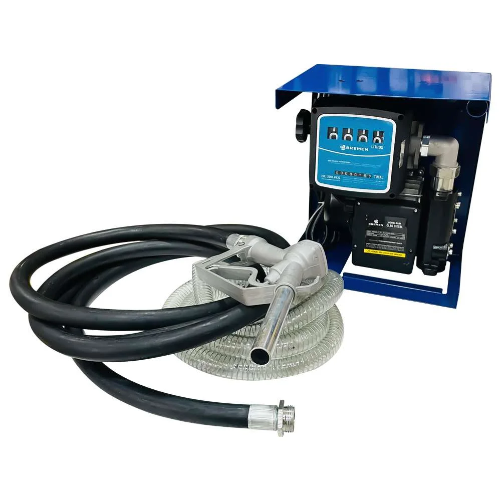 Bomba de Abastecimento de Diesel 60Lpm 220V com Medidor Bremen 8835