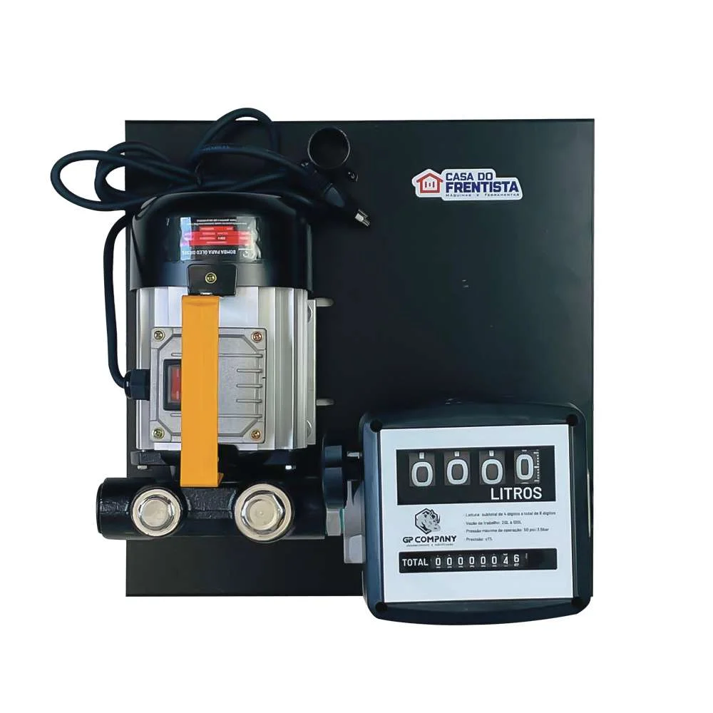 Bomba de Abastecimento Diesel 60L/Min 220V com Medidor e Bico Manual Gp Company