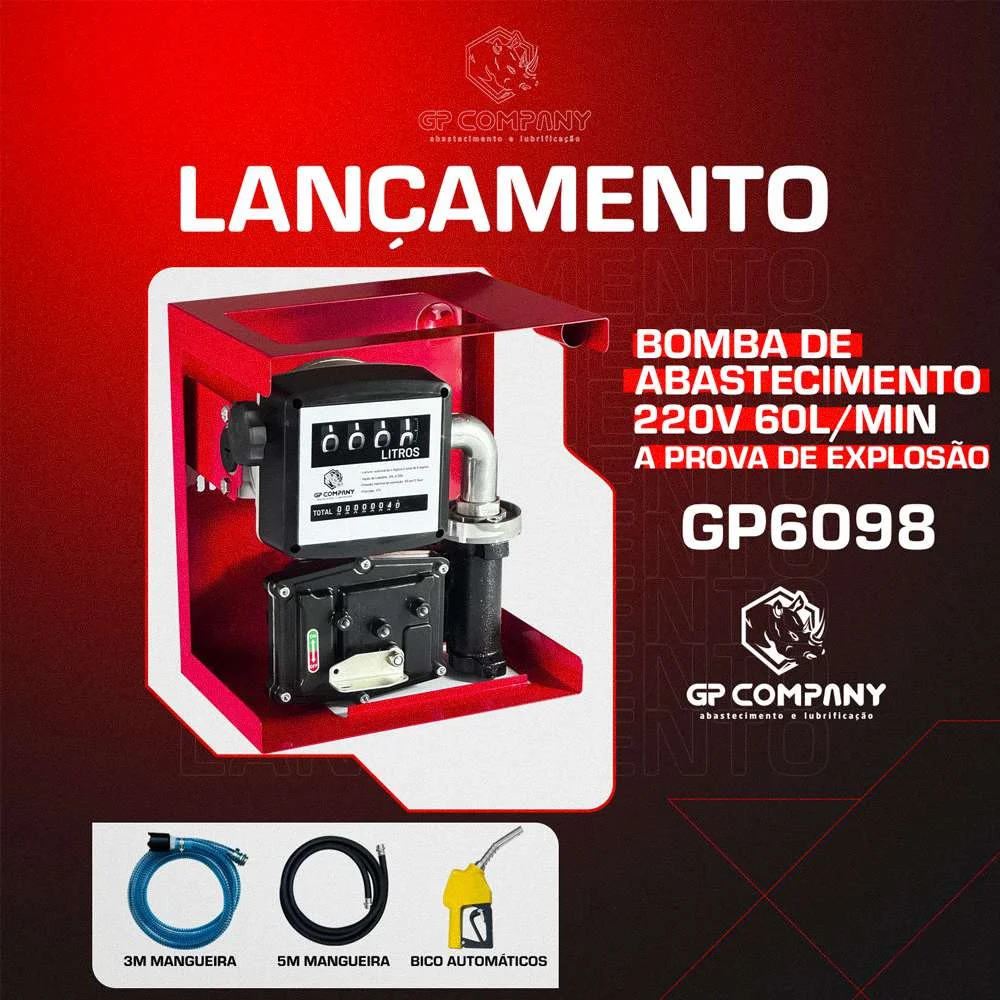 Bomba de Abastecimento Gasolina 50L/Min 220V Gp6098