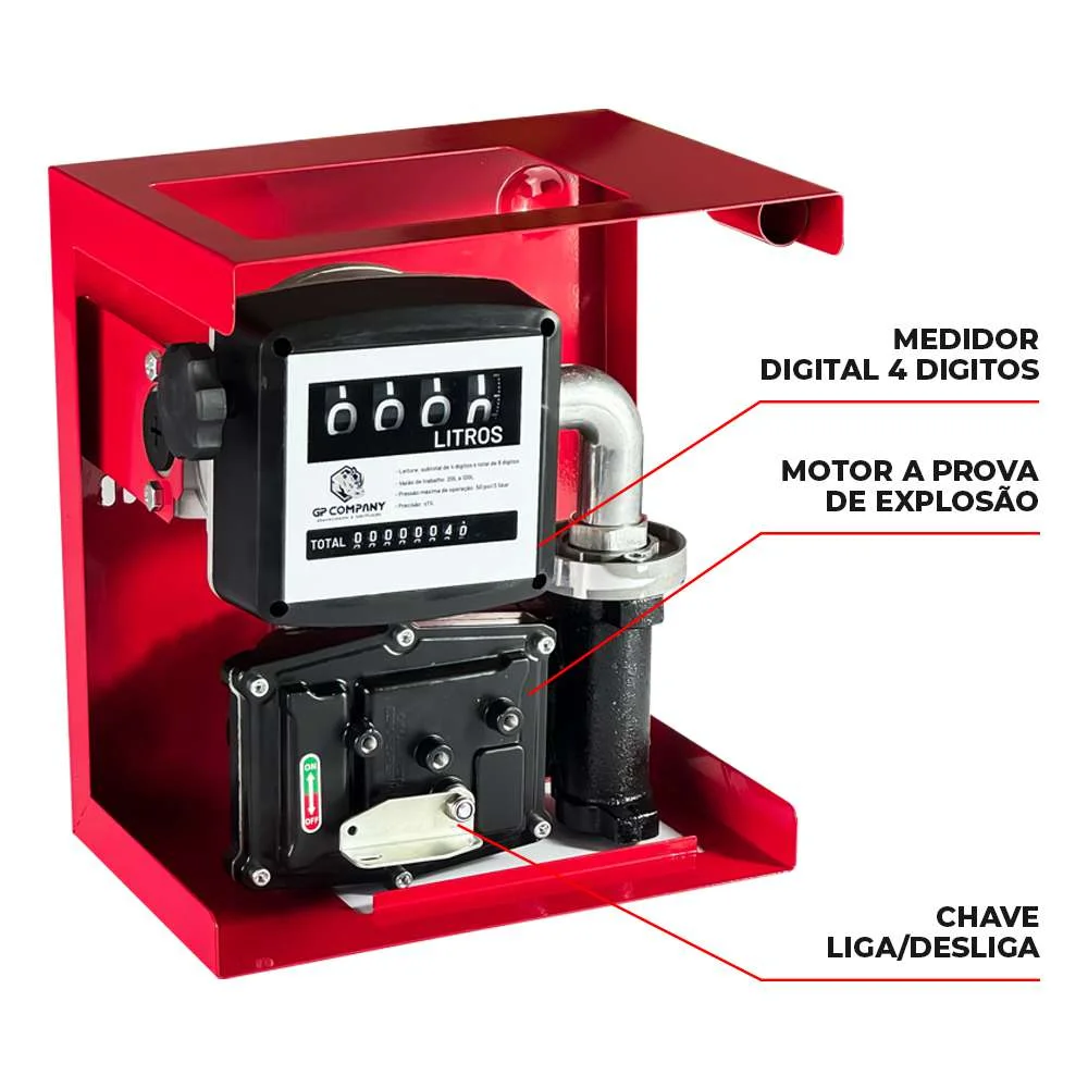 Bomba de Abastecimento Gasolina 50L/Min 220V Gp6098
