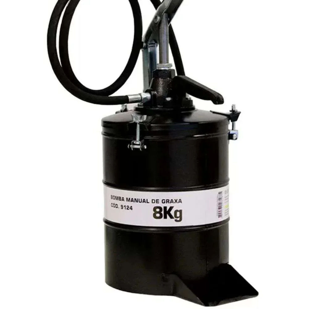 Bomba Manual de Alavanca para Graxa de 8 Kg