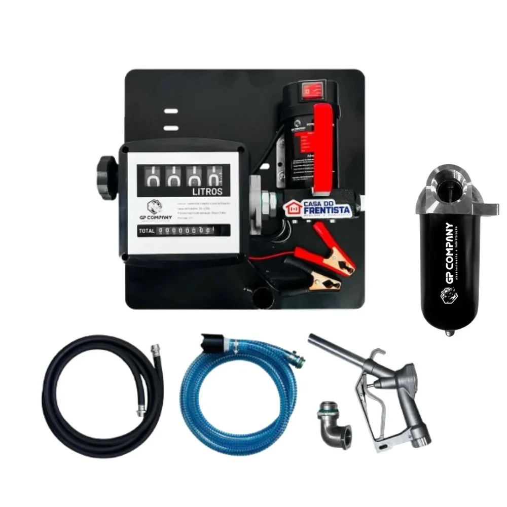 Bomba para Abastecimento de Diesel 12V 40L/Min + Filtro