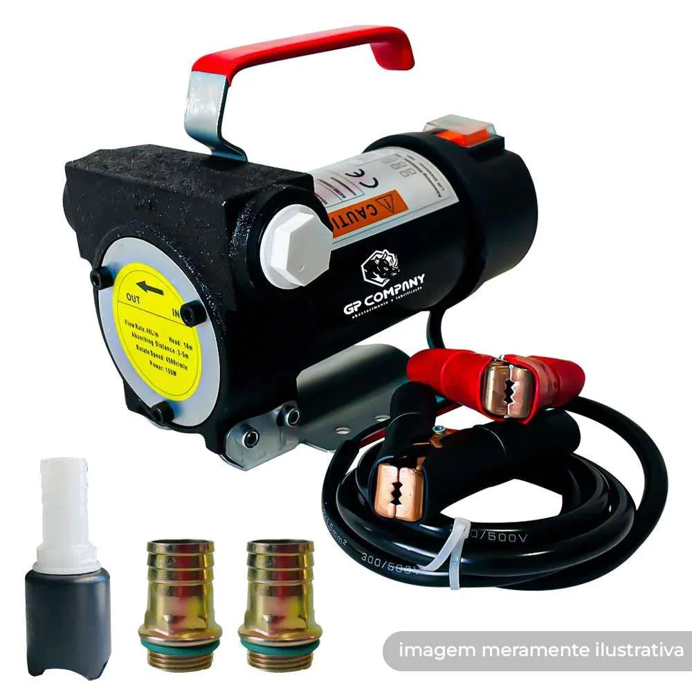 Bomba para Abastecimento de Diesel 12V 40L/Min