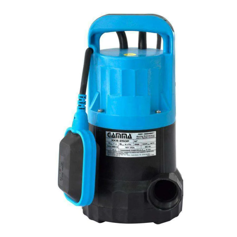 Bomba para Águas Limpas 500W 110V Submersível Gamma G3195/Br1