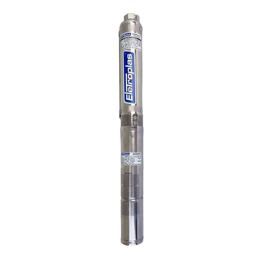 Bomba Submersa Caneta 7,5Cv Trif 220V 60Hz Esub-4/36-Tr Eletroplas