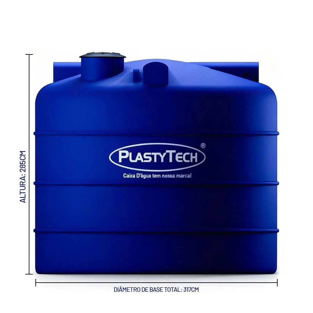 Caixa D'água de Polietileno 20.000L Plastytech