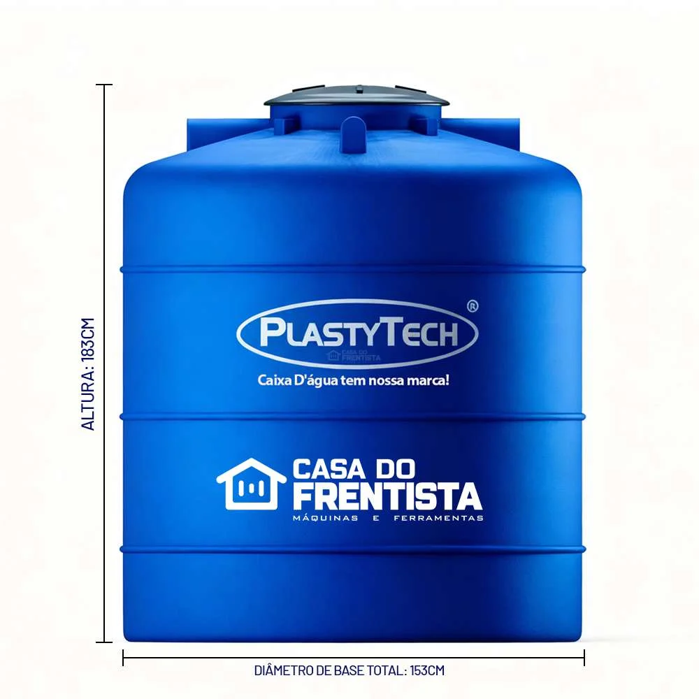 Caixa D'água de Polietileno 3000L Plastytech