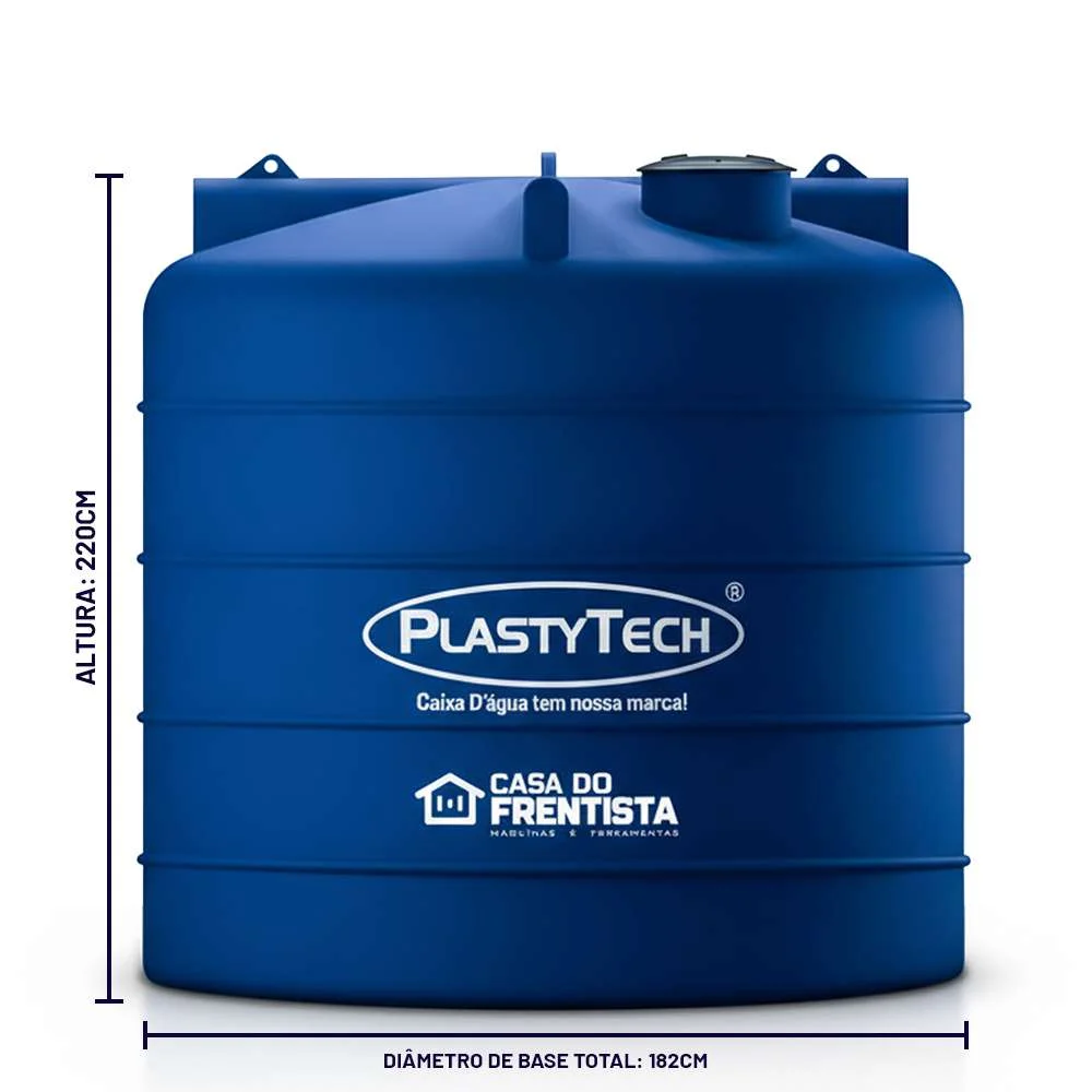 Caixa Dágua de Polietileno 5000L Plastytech