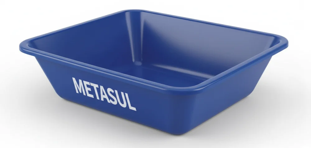 Caixa Massa Plastica 50L Azul