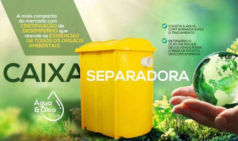 Caixa Separadora de Água e Óleo 1500L/H Puro Diesel