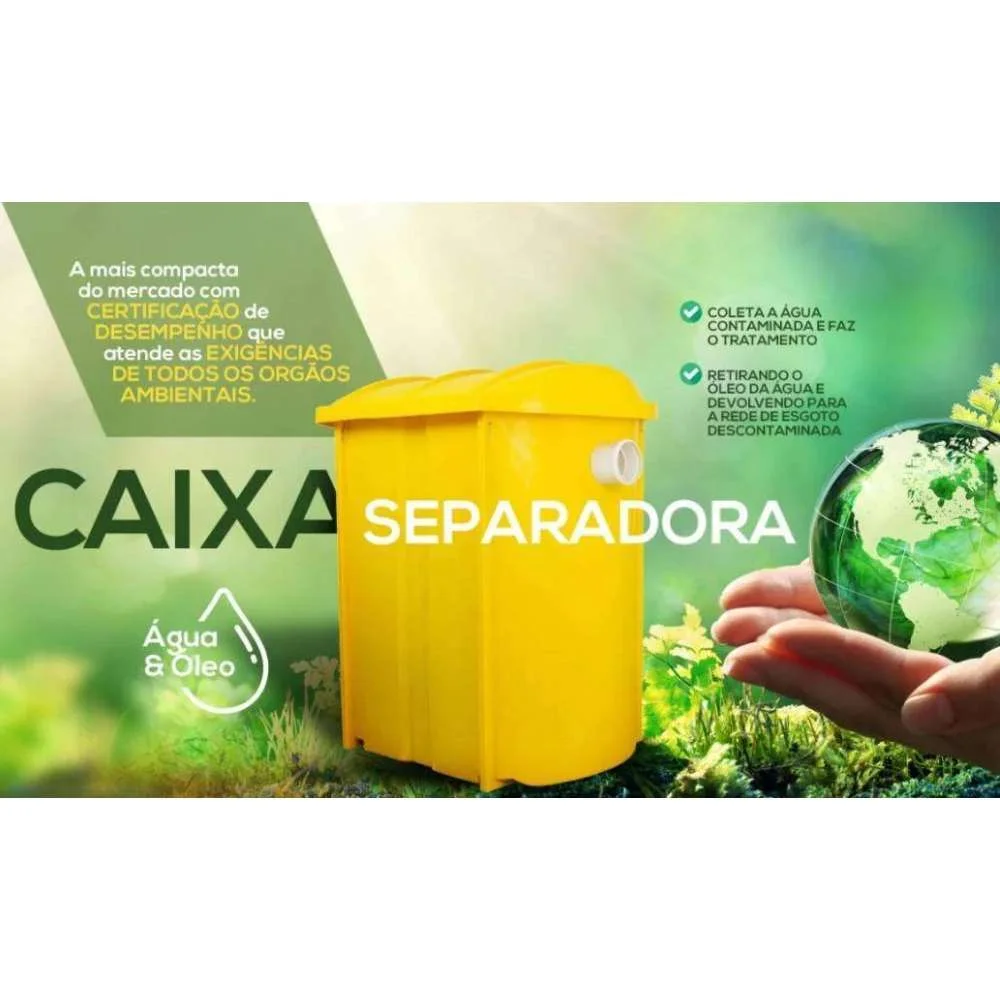 Caixa Separadora de Água e Óleo 800L/H Puro Diesel