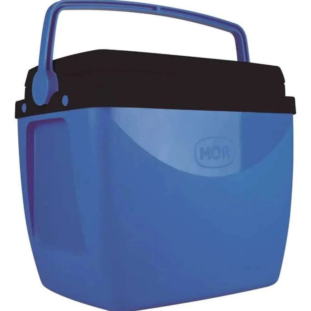 Caixa Térmica 18L 24 Latas Mor Azul com Preto