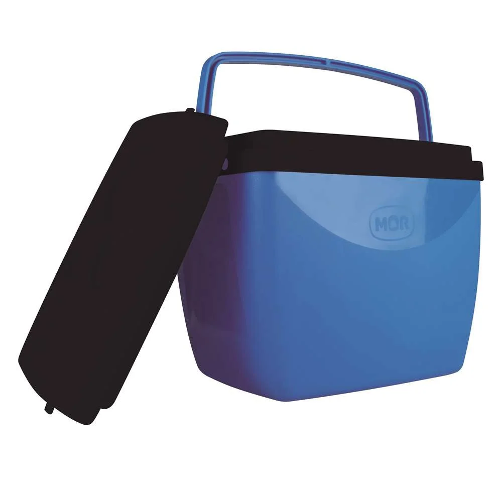 Caixa Térmica 18L 24 Latas Mor Azul com Preto