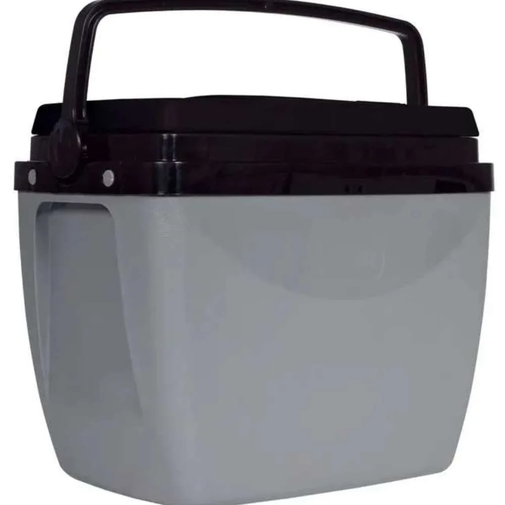 Caixa Térmica 18L 24 Latas Mor Cinza com Preto