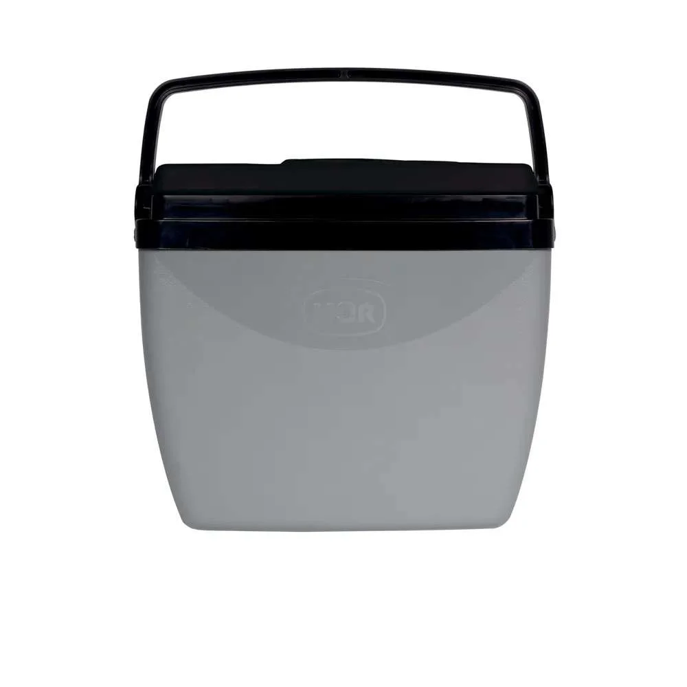 Caixa Térmica 18L 24 Latas Mor Cinza com Preto