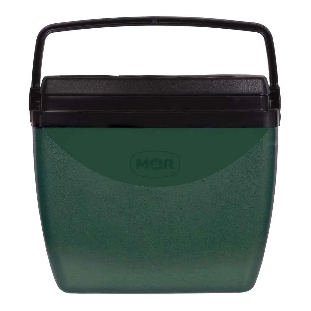 Caixa Térmica 18L 24 Latas Mor Verde com Preto