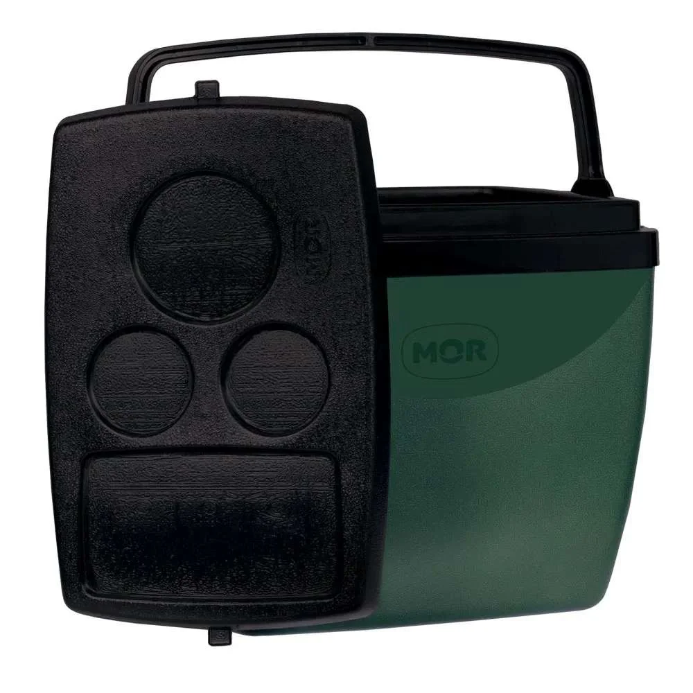 Caixa Térmica 18L 24 Latas Mor Verde com Preto