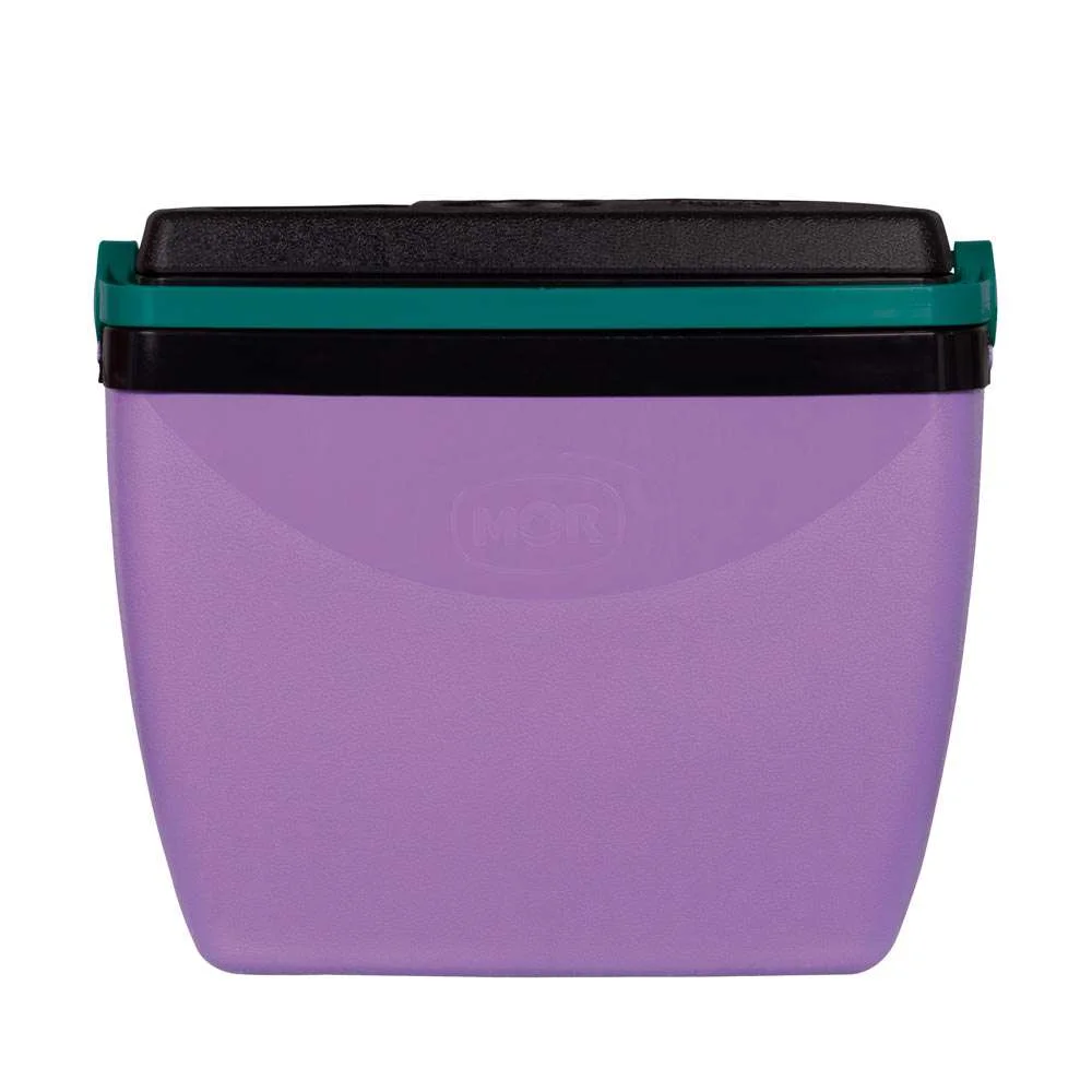Caixa Térmica 26L 35 Latas Mor Lilás com Verde