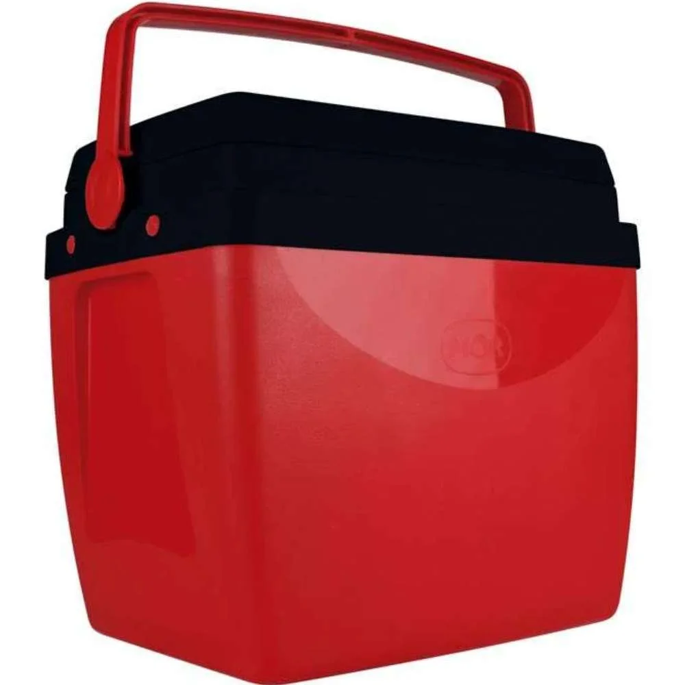 Caixa Térmica 26L 35 Latas Mor Vermelho e Preto