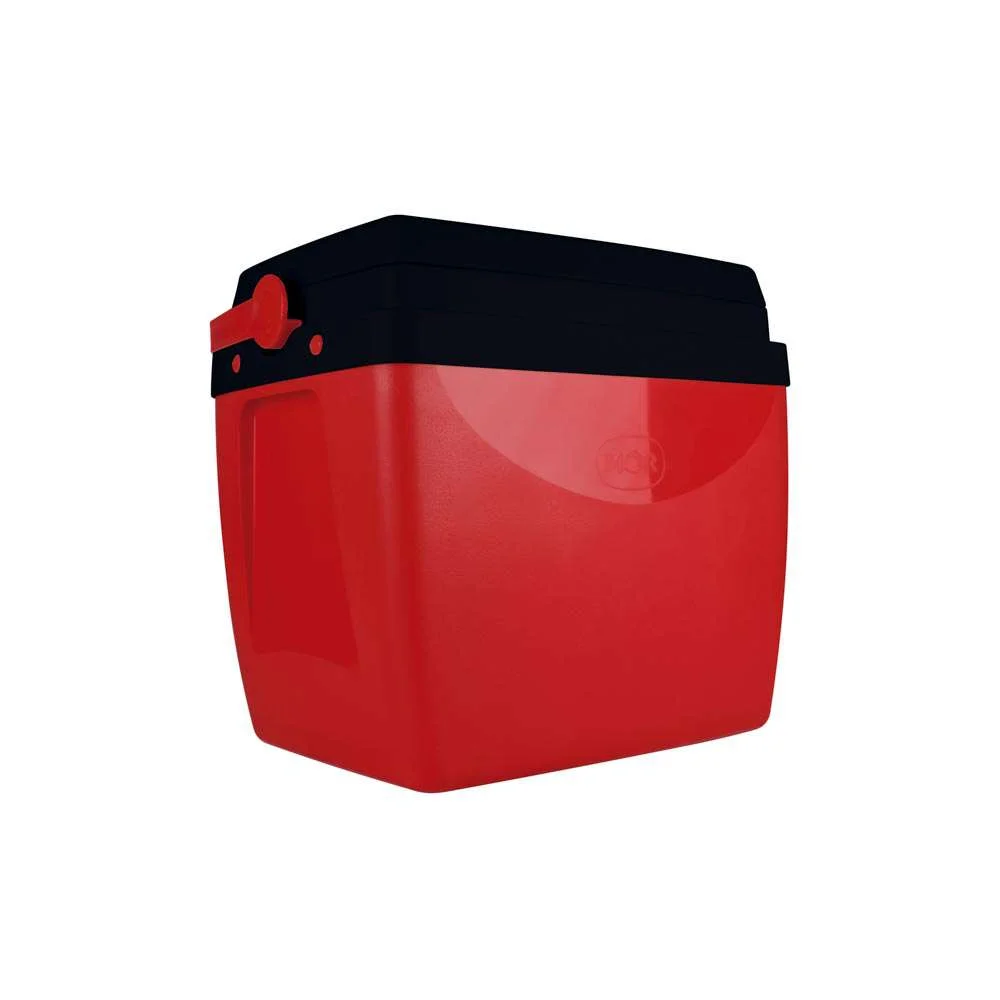 Caixa Térmica 26L 35 Latas Mor Vermelho e Preto