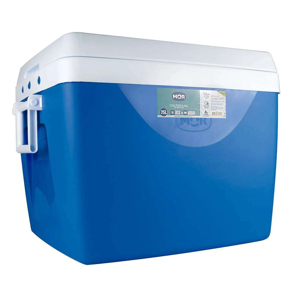 Caixa Térmica 75L 110 Latas Mor Azul