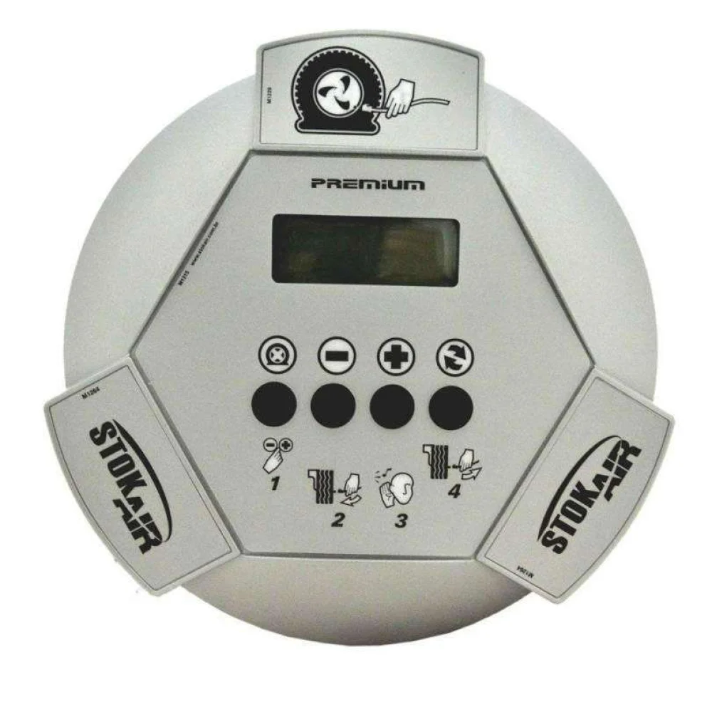 Calibrador de Pneus Eletrônico Bivolt Blindado Stokair M2000