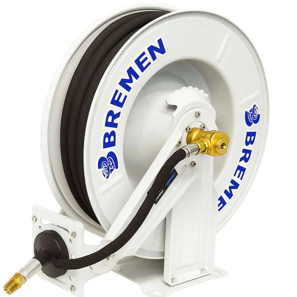Carretel Retrátil Automático para Ar e Água Mangueira 15M X 3/8 Bremen