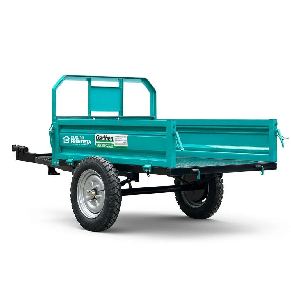 Carretinha Agrícola Gcm-500F Basculante 500Kg com Rodas Aro 12