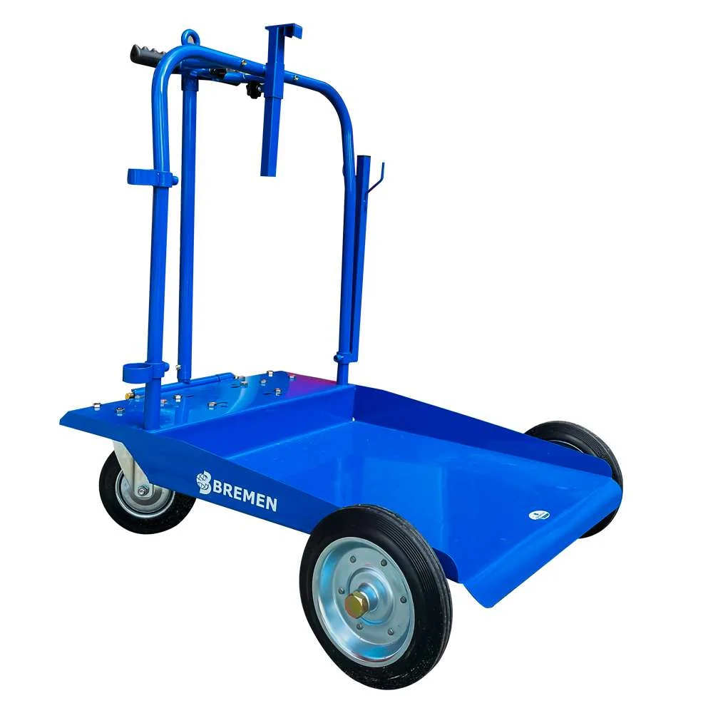 Carrinho Transporte de Tambor 200Kg com 4 Rodas Bremen