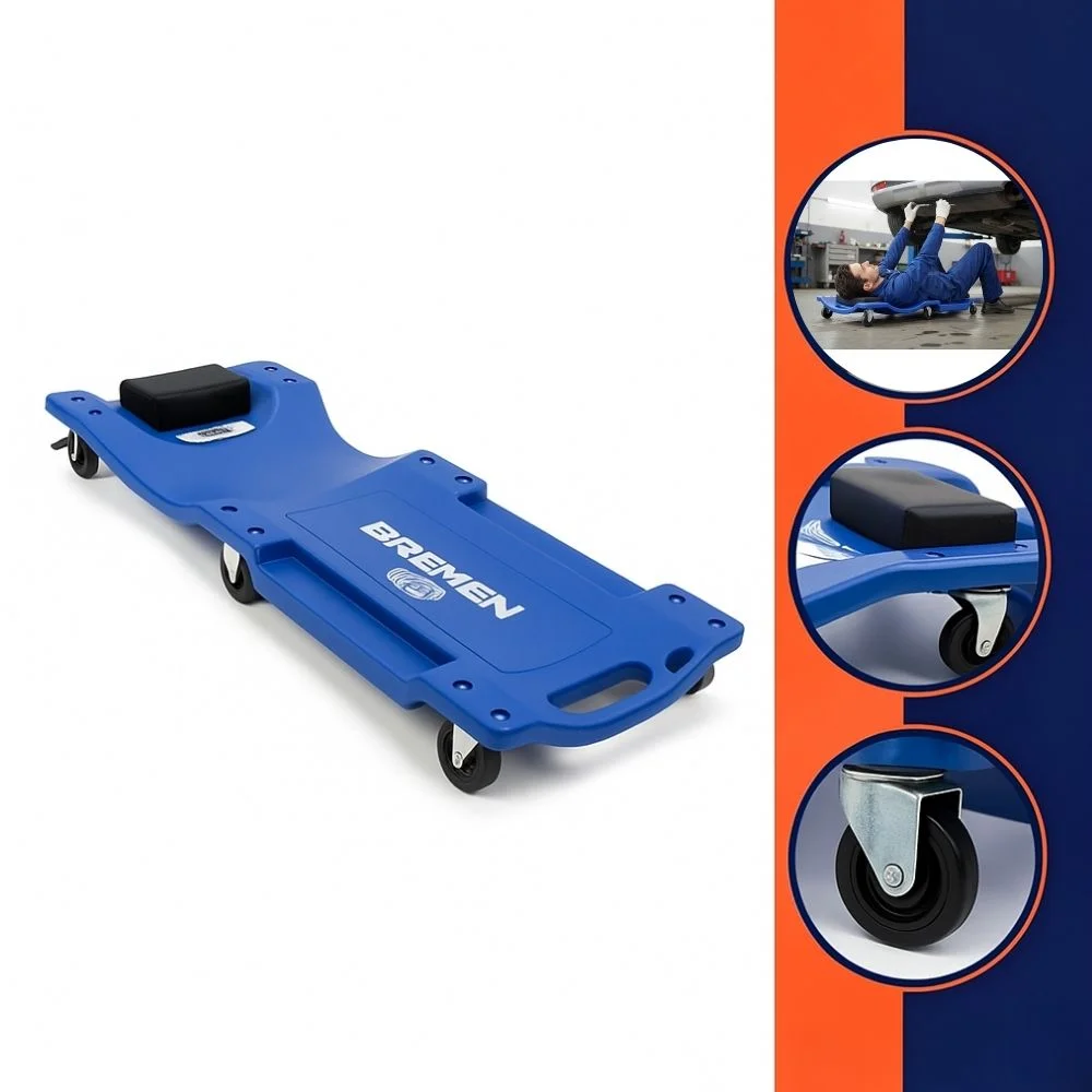 Carro Esteira para Mecânico com Encosto até 100 Kg Bremen