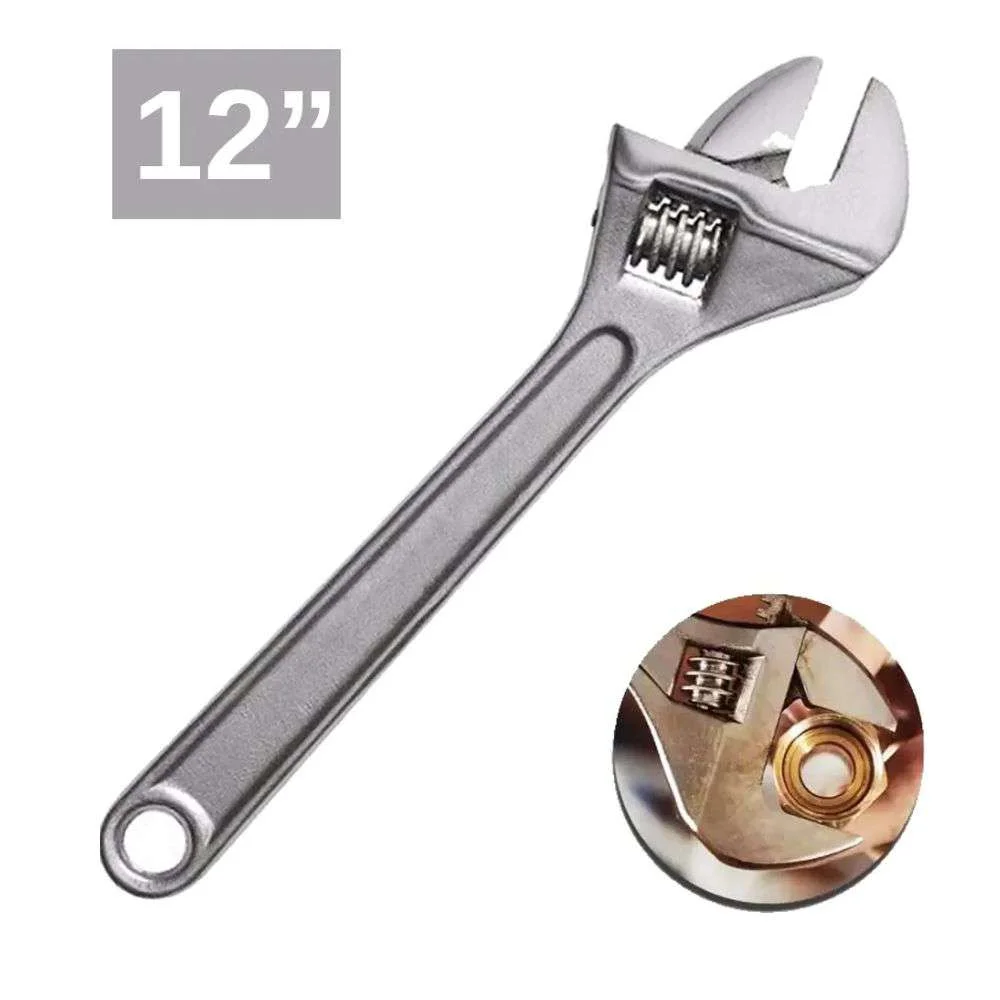 Chave Ajustável 12" Bremen R03800012 Aço Carbono Profissional