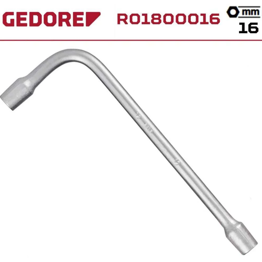 Chave Biela 16 MM Tipo L R01800016 Gedore Red