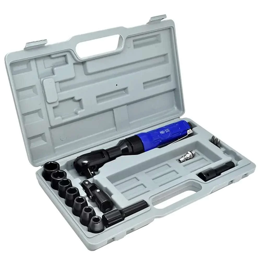 Chave Catraca Pneumática 1/2 Maleta e Soquetes Pdr