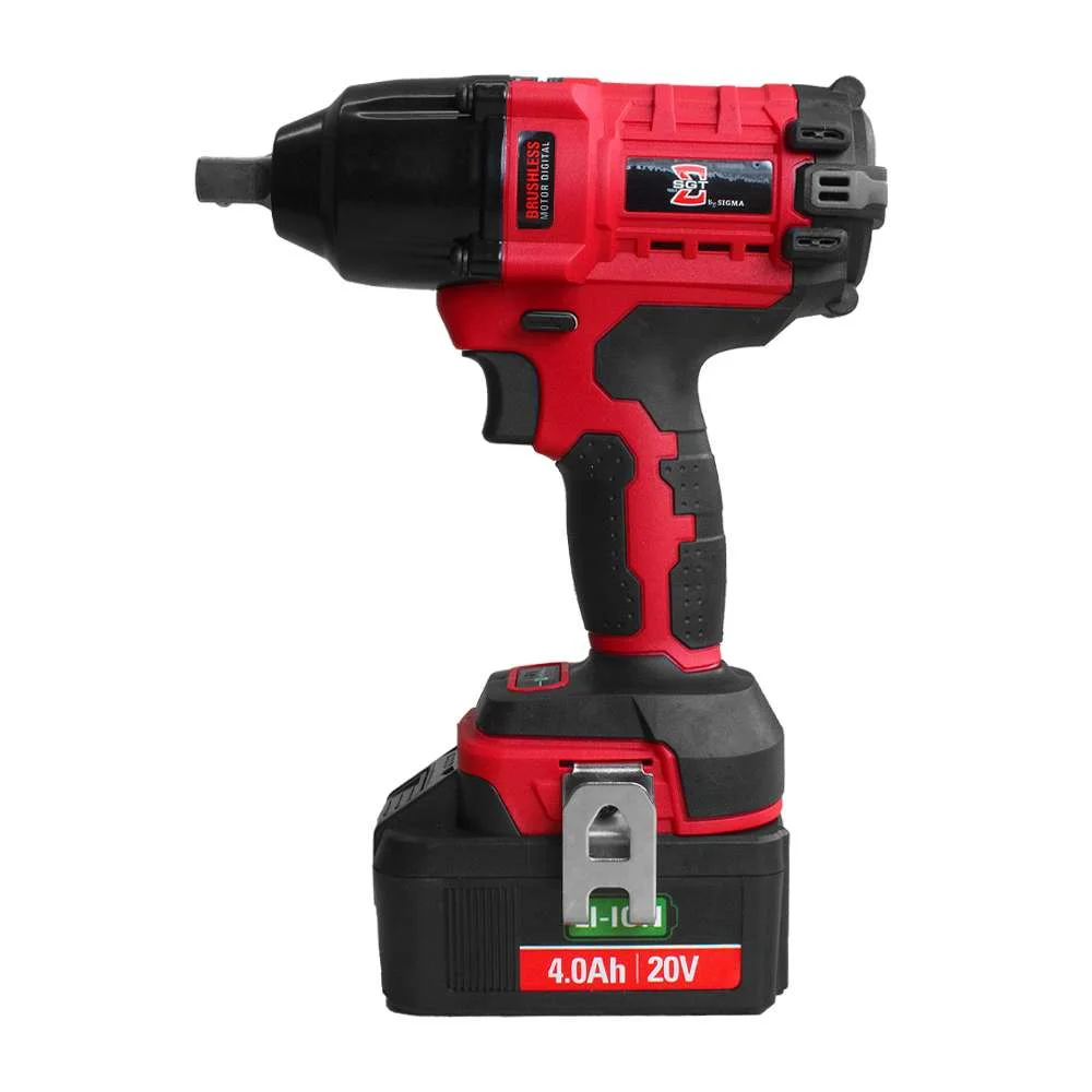 Chave de Impacto 1/2" 62Kgf a Bateria 20V Sgt-7500 Brushless Sigma