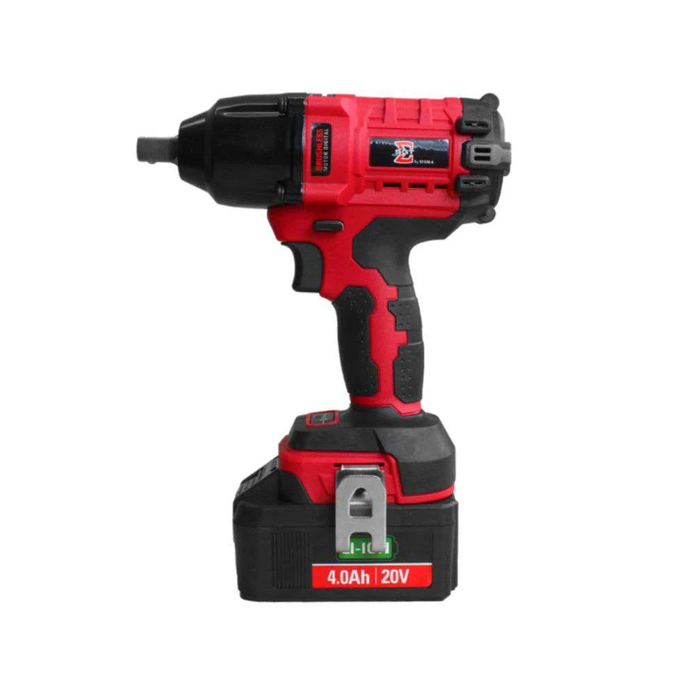 Chave de Impacto 1/2" 62Kgf a Bateria 20V Sgt-7500 Brushless Sigma