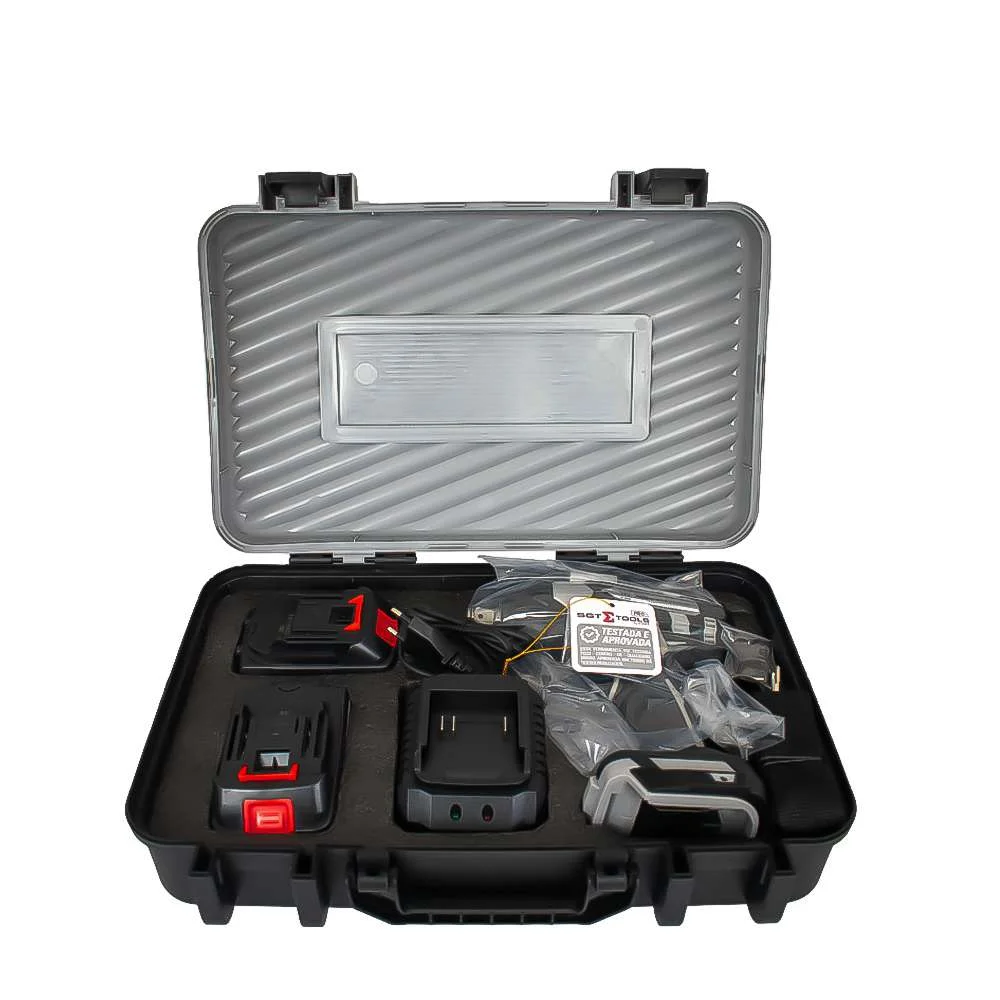 Chave de Impacto 1/2" 700Nm 21V 4Ah Li-Íon com Maleta e 2 Baterias Sgt-7507 Pro
