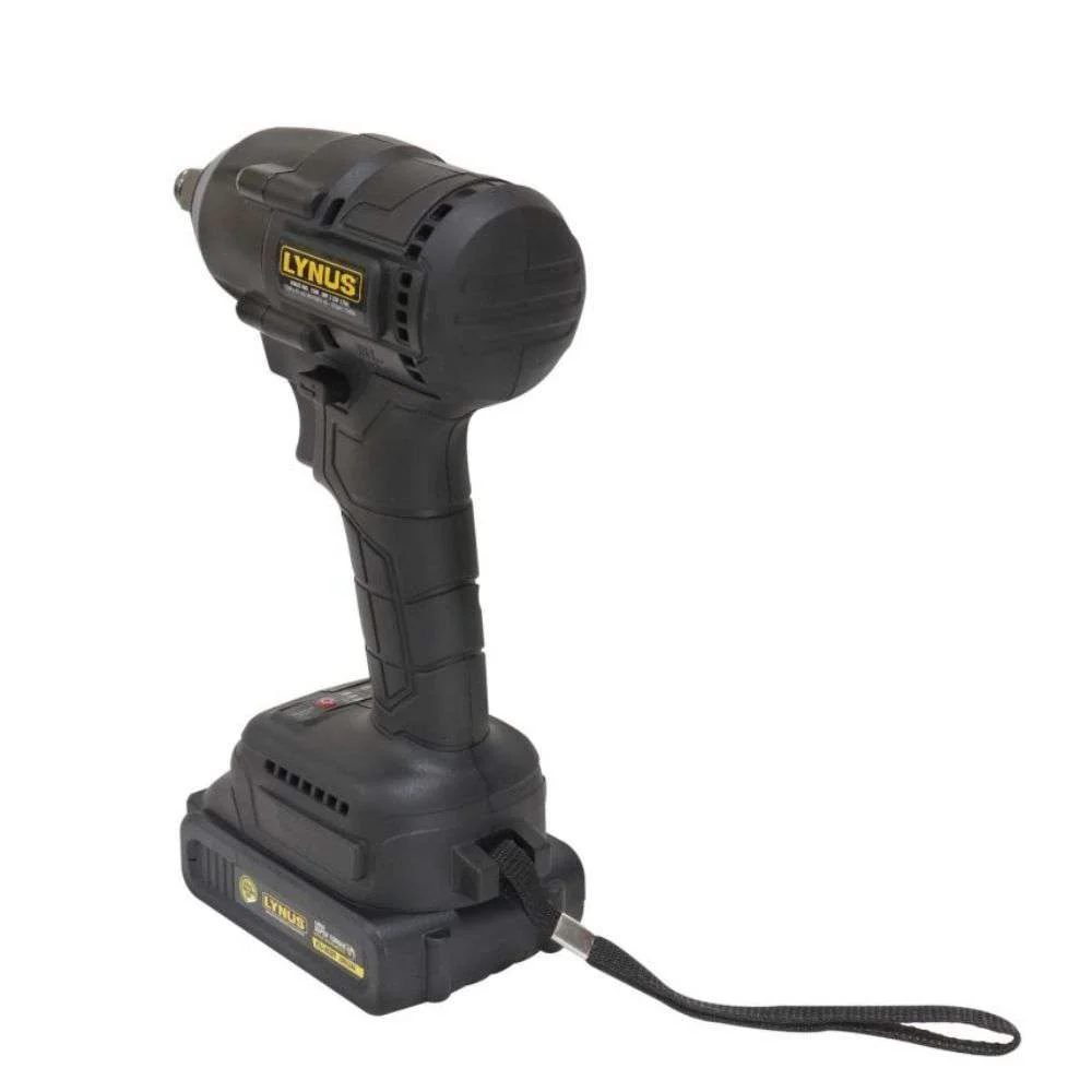 Chave de Impacto a Bateria 20V Lynus Icli-20850 Alta Performance, sem Fio e Linha Intercambiável